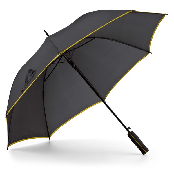 JENNA. 190T polyester umbrella with automatic opening - Yellow