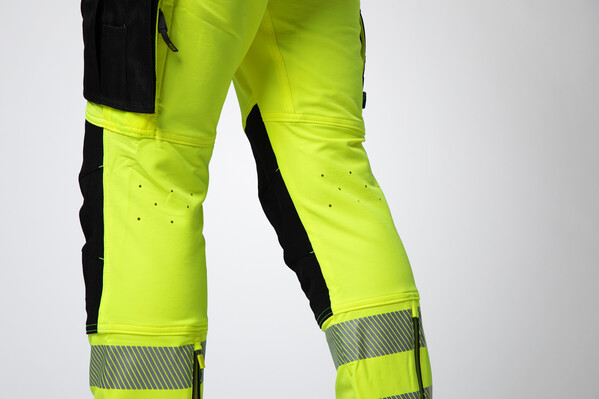 6571 Waistpant Stretch Yellow/black C148