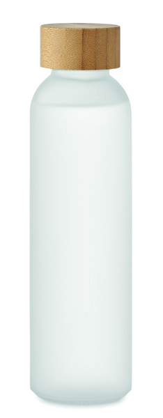 Glasflasche 500 ml Abe - Transparent Weiß