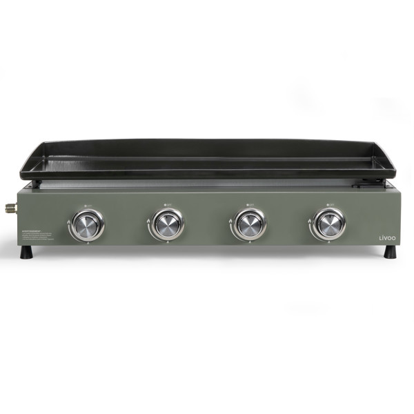 Plancha gaz 4 brûleurs