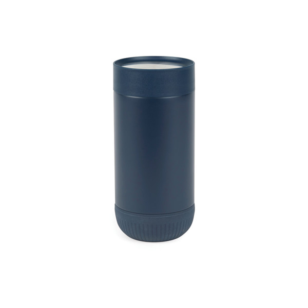 Termohrnek s push zavíráním VINGA Erie z RCS recyk. SS 350ml - Námořní Modř / Námořní Modř
