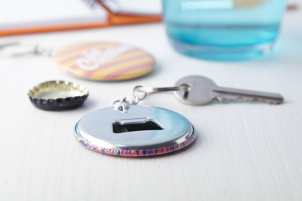 Kulcstartós Üvegnyitó KeyBadge Bottle