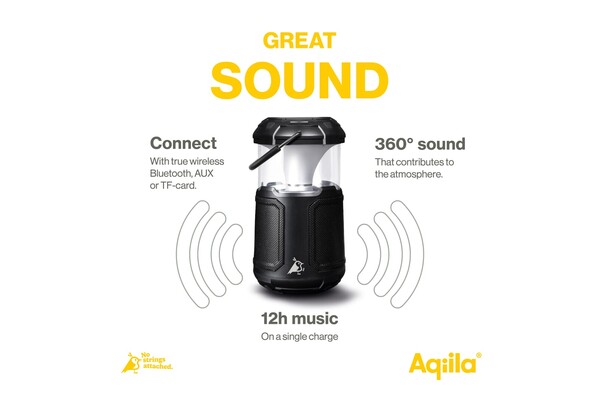 Aqiila Soundbird B10 Bluetooth Speaker with Light and Powerbank