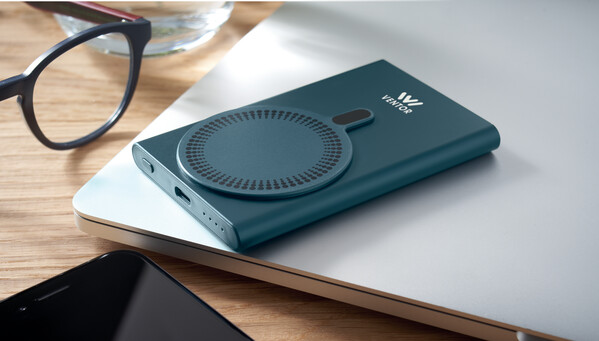 Chargeur sans fil powerbank Pawtt - Bleu