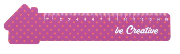 15 Cm Ruler Couler 15, House - White