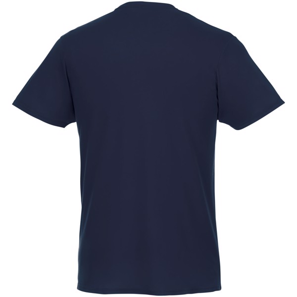 Camiseta de manga corta de material reciclado GRS de hombre "Jade" - Azul marino / XL