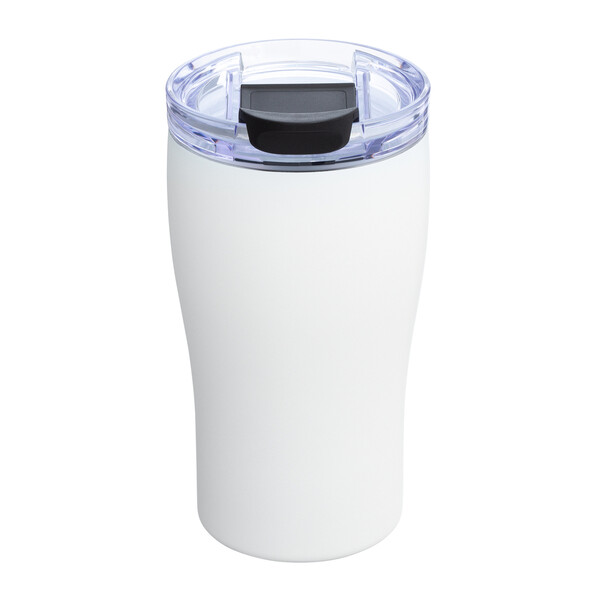 Thermo mug MEZZO CERAMIC - white