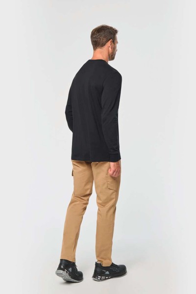 Unisex Cotton Stretch Trousers - Dark Grey / 46