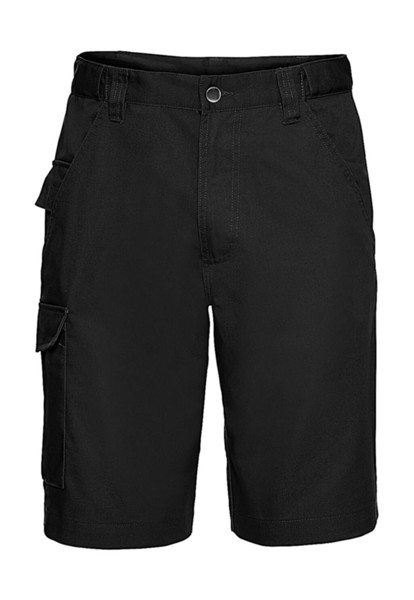 Twill Workwear Shorts - Black / 36" (91CM)