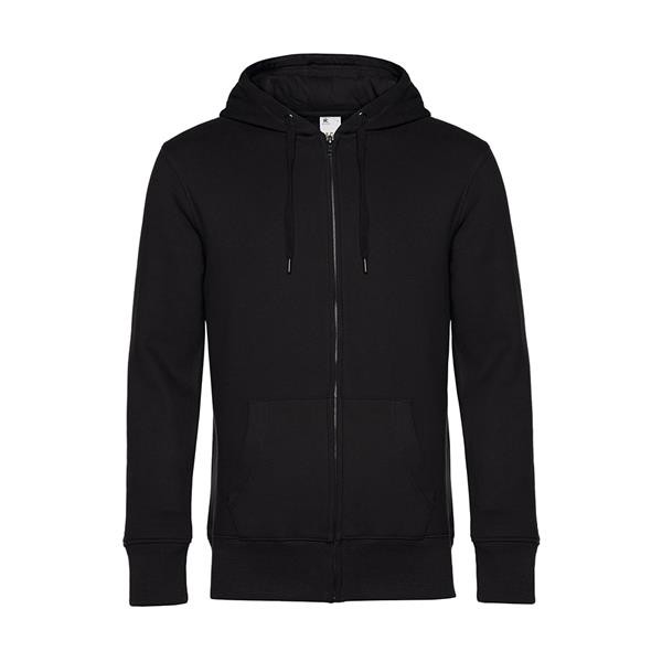 B C King Zipped Hood Sweat Jacket 280G 80 Cotton Investing In Better Cotton 20 Recycled