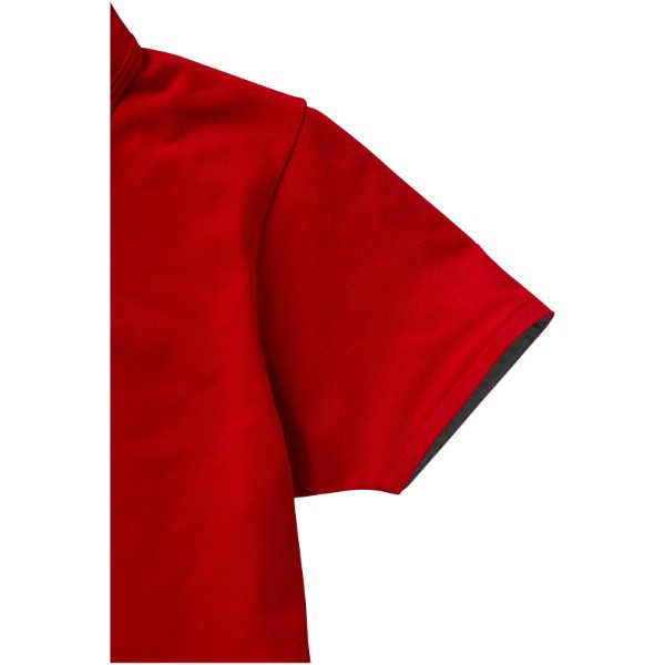Hacker short sleeve polo - Red / Grey / L