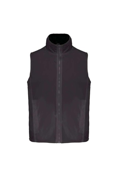 Record - Fleece Lined Bodywarmer - Dark Grey / Black / XL