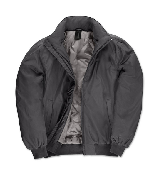 Crew Bomber / Men Jacket - Dark Grey / Warm Grey / L