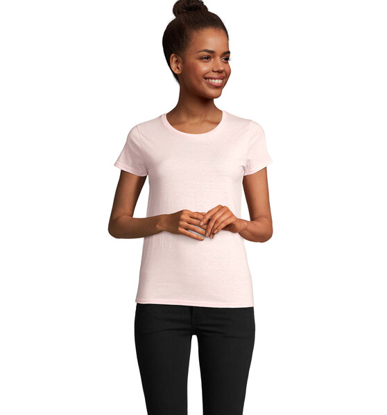CRUSADER WOMEN T-Shirt 150g - Cor-De-Rosa MatizadoL