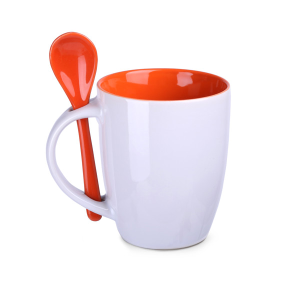 Mug Easy - White / Orange