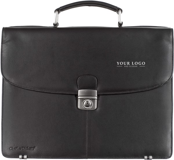 Leather Charles Dickens® briefcase