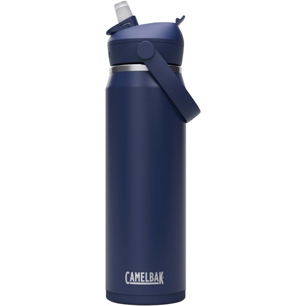 Bouteille d’eau en acier inoxydable de 740 ml avec paille à clapet Camelbak® Thrive Flip VSS - Marine