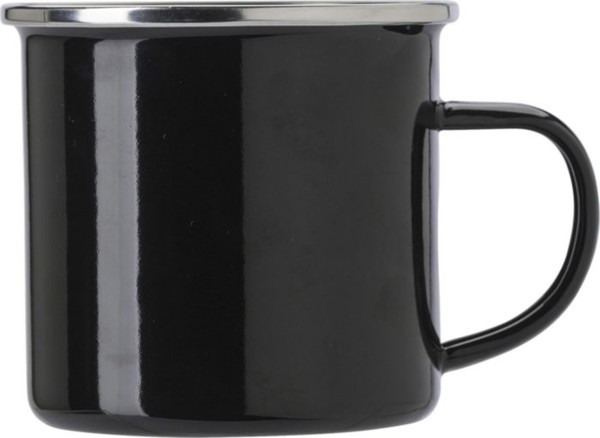 Caneca esmaltada (350 ml) Jamaal - White