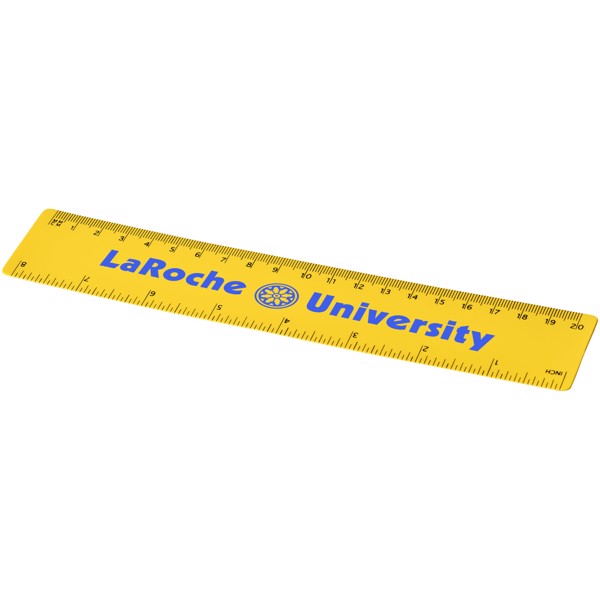Linijka Rothko PP o długości 20 cm - Żółty