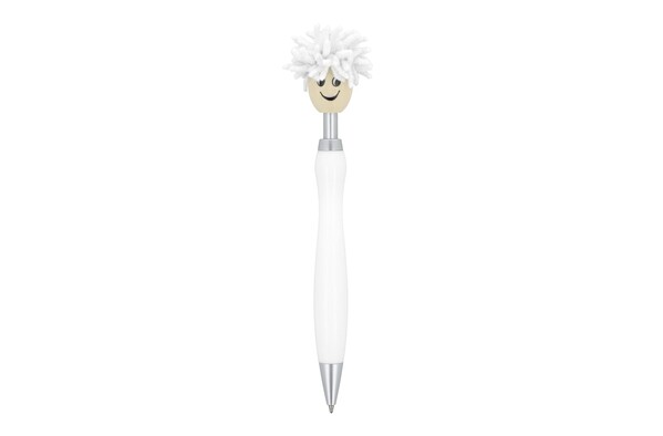 Hairy spinner pen - White
