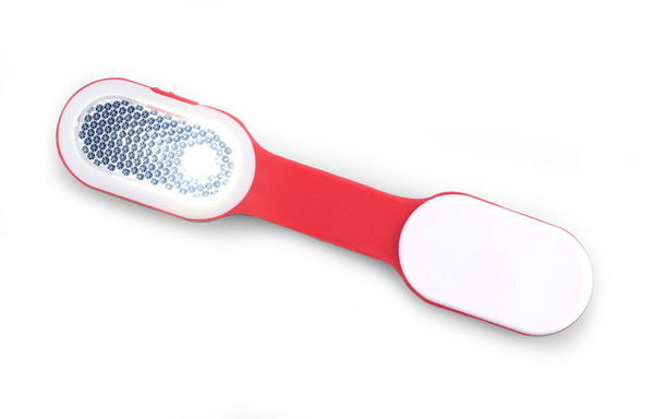 LED flashlight with a magnet CLIPSY - red