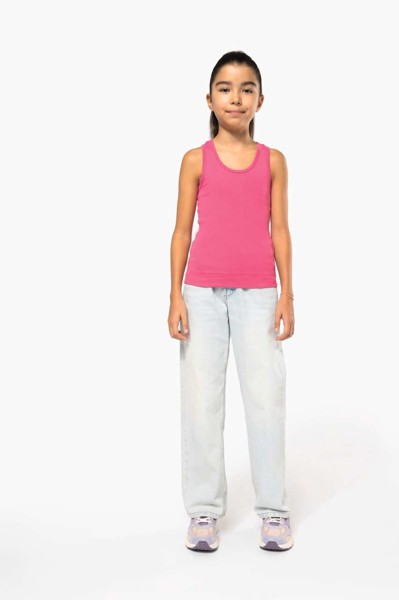 Girls' Vest - White / 8/10