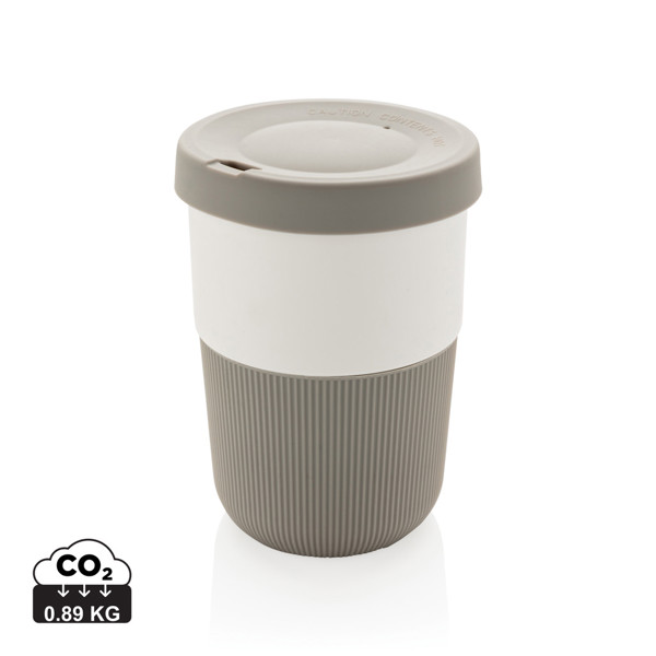 PLA Cup Coffee-To-Go 380ml - Grau