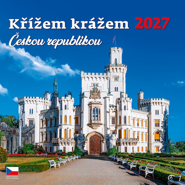 Nástěnný kalendář Křížem krážem Českou republikou