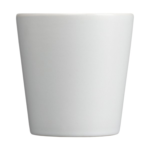 Trieste - 180 ml Matte Ceramic Cup - White / Silkscreen