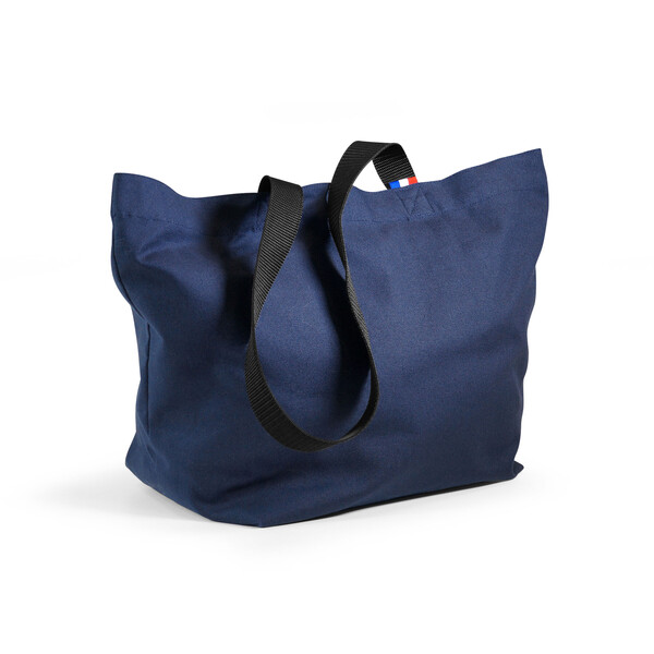 Sac cabas coton 220g AZALÉE - bleu marine