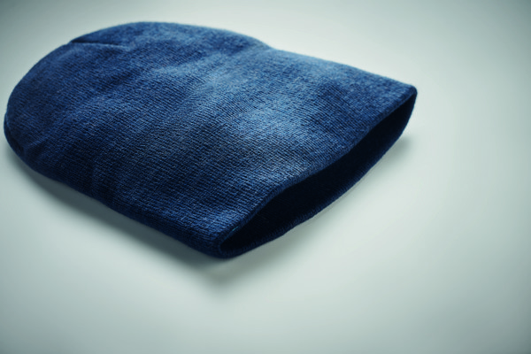 Beanie in RPET polyester Marco Rpet - Blue