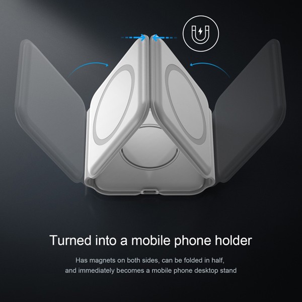Foldable wireless charger 3 in 1