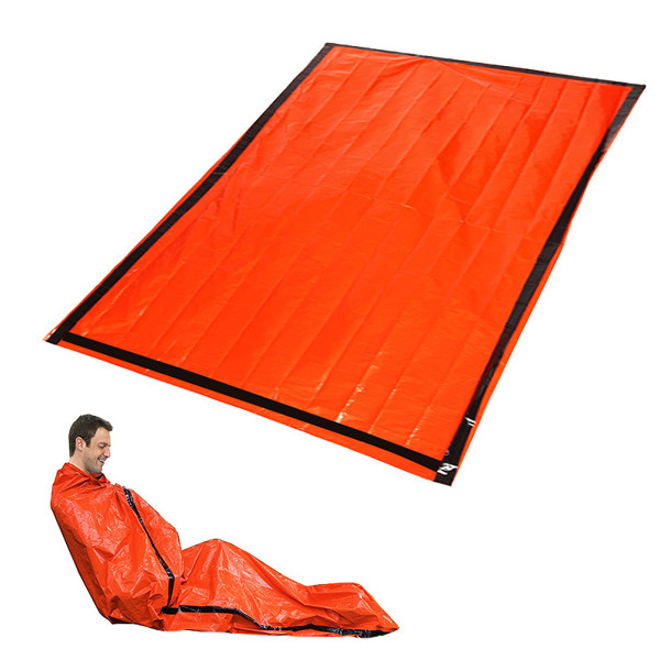 Emergency outdoor thermal sleeping bag