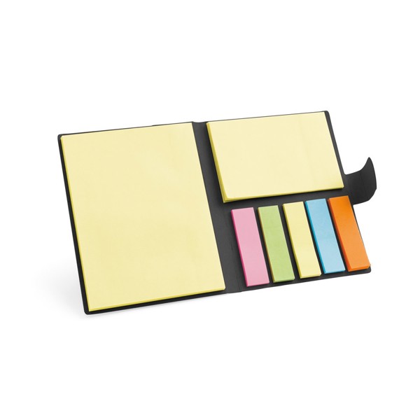 LEWIS. Sticky notes set with 7 sets - Black