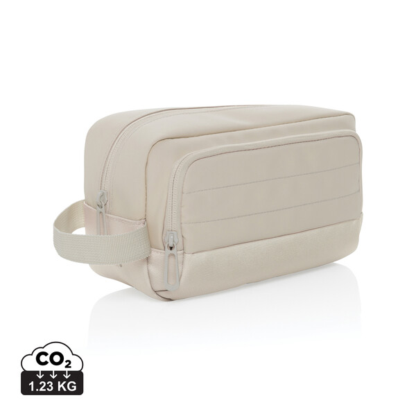 Armond AWARE™ RPET toiletry bag - Beige