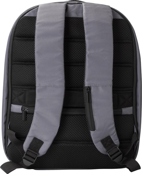 rPET polyester (300D) laptoprugzak Calliope - grijs