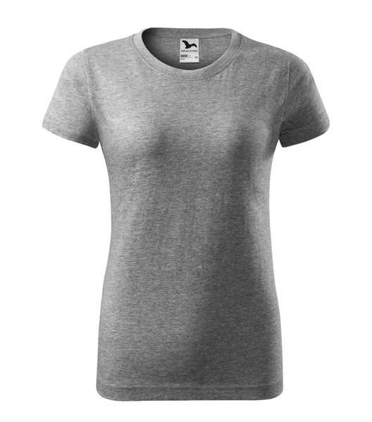 Tričko Dámske Malfini® Basic - Tmavosivý Melír / XS