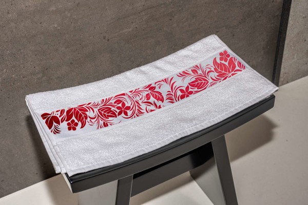 Olima Towel With Sublimation Bordure - 50X100