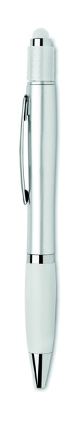 Spinner stylus pen recycled ABS, 146 mm - White
