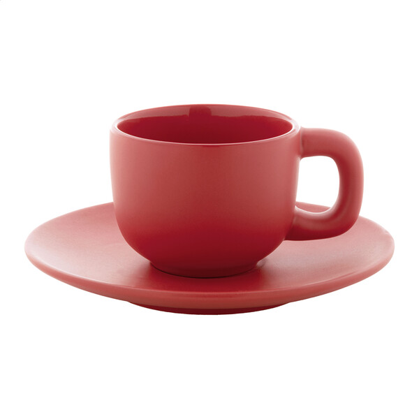 Zestaw filiżanek do espresso Caturra - Czerwony