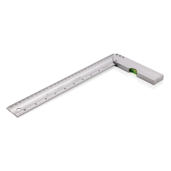 Xd Collection aluminijasto ravnilo, 30 cm, nivo 0,5 mm