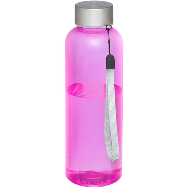 Borraccia sportiva in PET riciclato da 500 ml Bodhi - Rosa trasparente