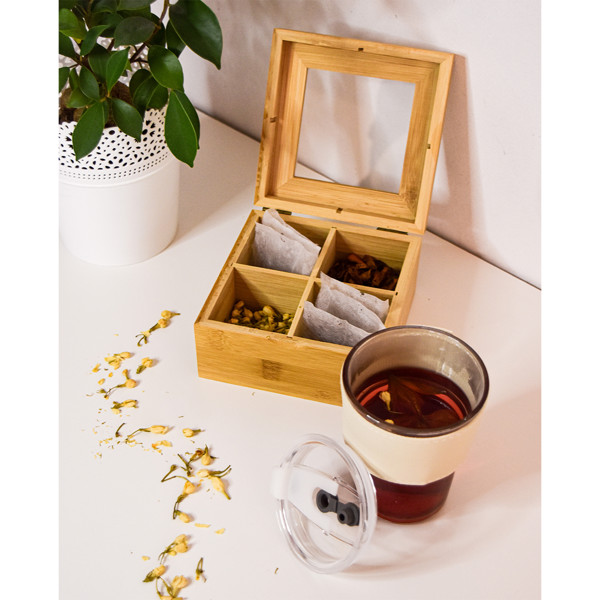 350 ml Vigo glass mug - Beige / Colorless