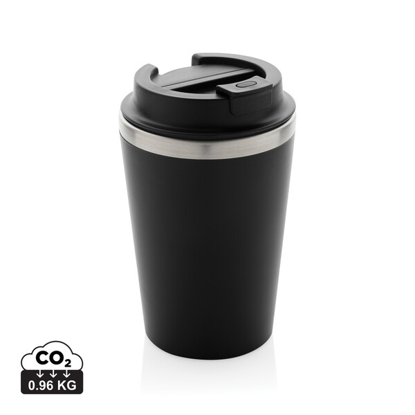 Termo hrnček 350ml Java z RCS recykl. PP - Čierna