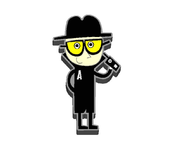 2D figure - WHITE