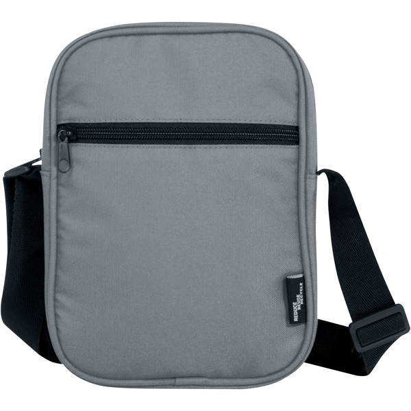 Sac bandoulière Byron de 2 L recyclé certifié GRS - Gris