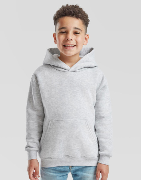 Kids Premium Hooded Sweat - White / 128 (7-8)