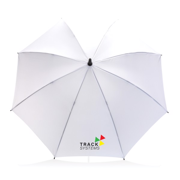 Parapluie tempête 23" en rPET 190T Impact AWARE™ - Blanc