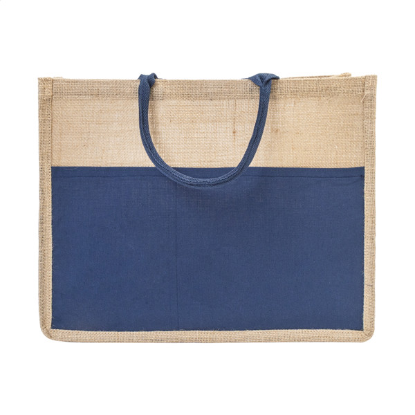 Beach Bag Pantai - Dark Blue / Natural