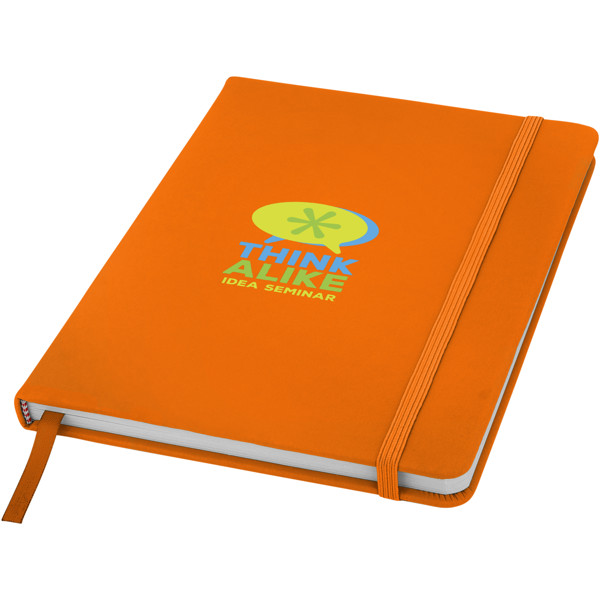 Spectrum A5 hard cover notebook - Orange